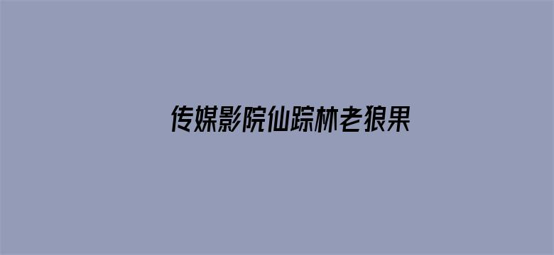 >传媒影院仙踪林老狼果冻传媒横幅海报图